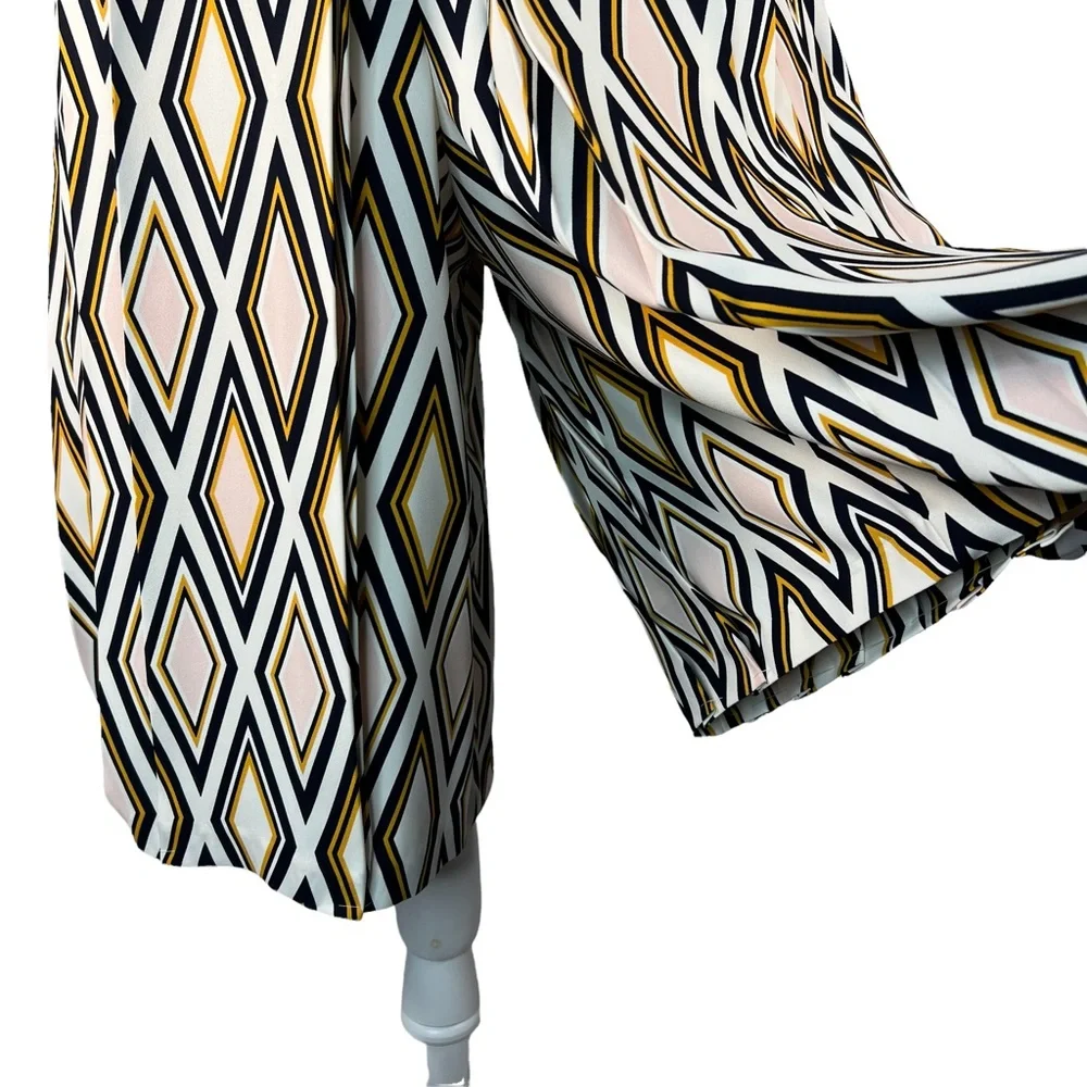 Tory Burch pleated print Faye Culotte